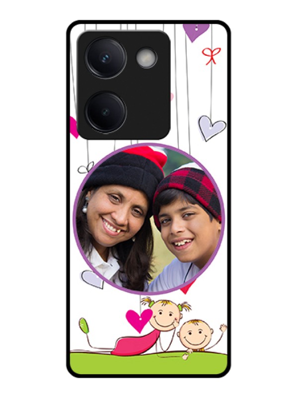 Custom Vivo Y300 Plus 5G Custom Metal Phone CaseColorful Flower Design
