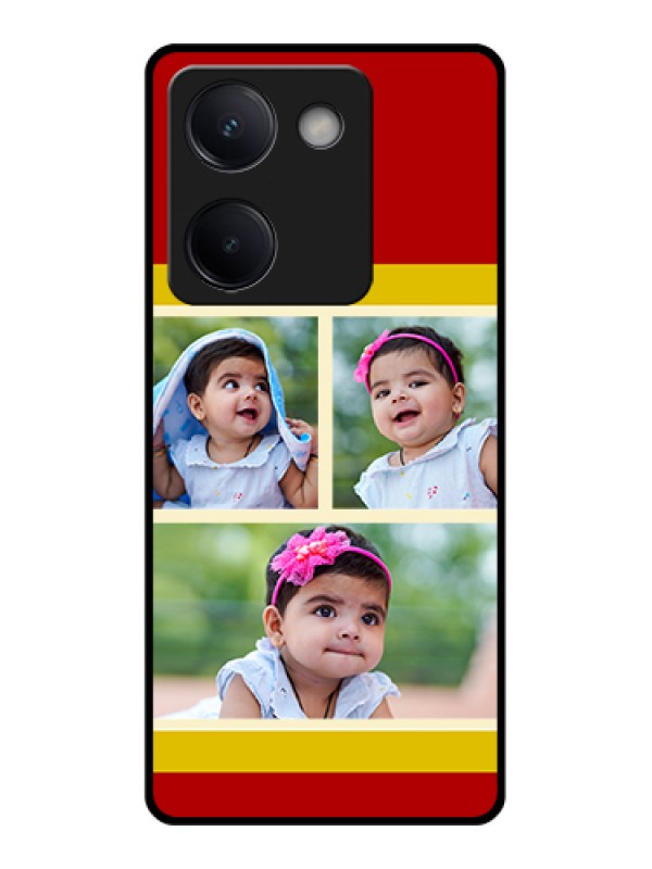 Custom Vivo Y300 Plus 5G Custom Metal Phone CaseAbstract Flower Design