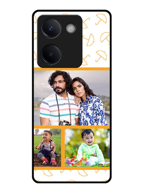 Custom Vivo Y300 Plus 5G Custom Metal Phone CaseWith Family Picture And Icons