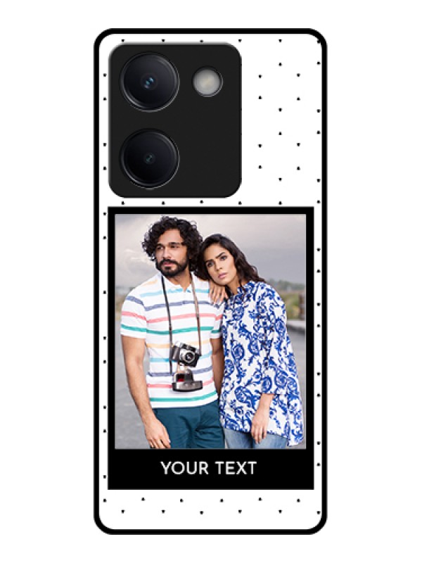 Custom Vivo Y300 Plus 5G Custom Metal Phone CaseRed Ribbon Frame Design
