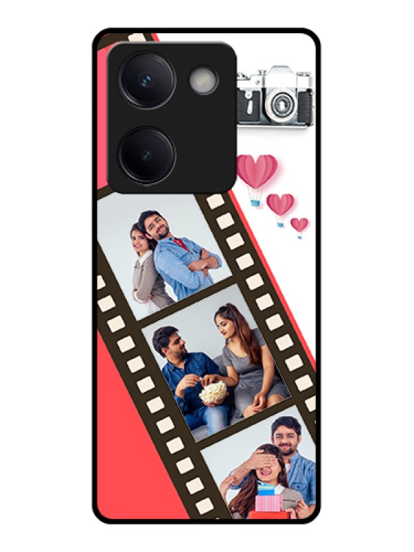 Custom Vivo Y300 Plus 5G Custom Metal Phone CaseGradient Abstract Texture Design