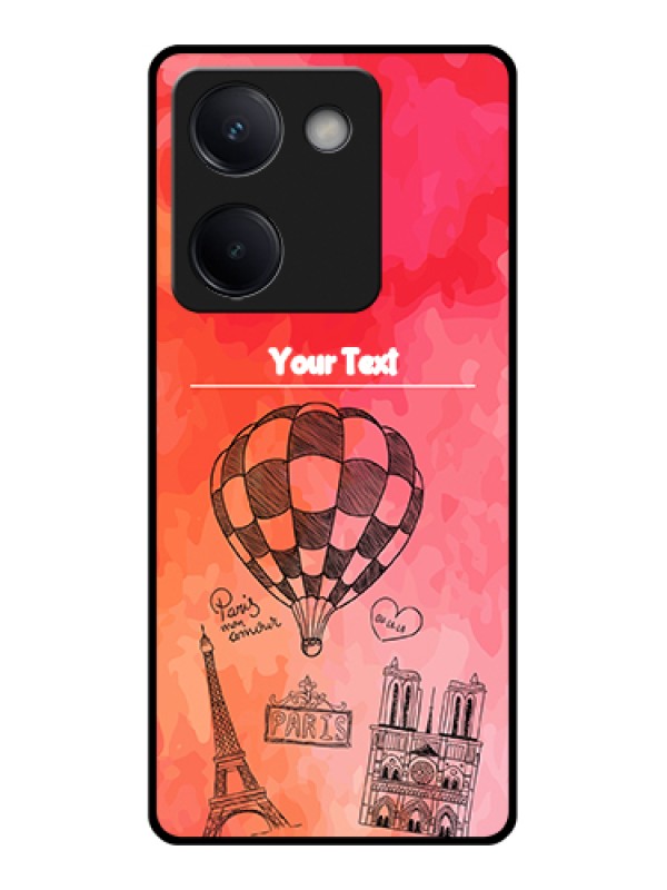 Custom Vivo Y300 Plus 5G Custom Metal Phone CaseHalloween Frame Design