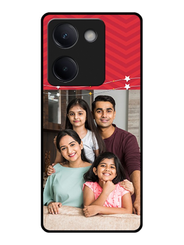 Custom Vivo Y300 Plus 5G Custom Metal Phone CaseBackground Pattern Design With Quote