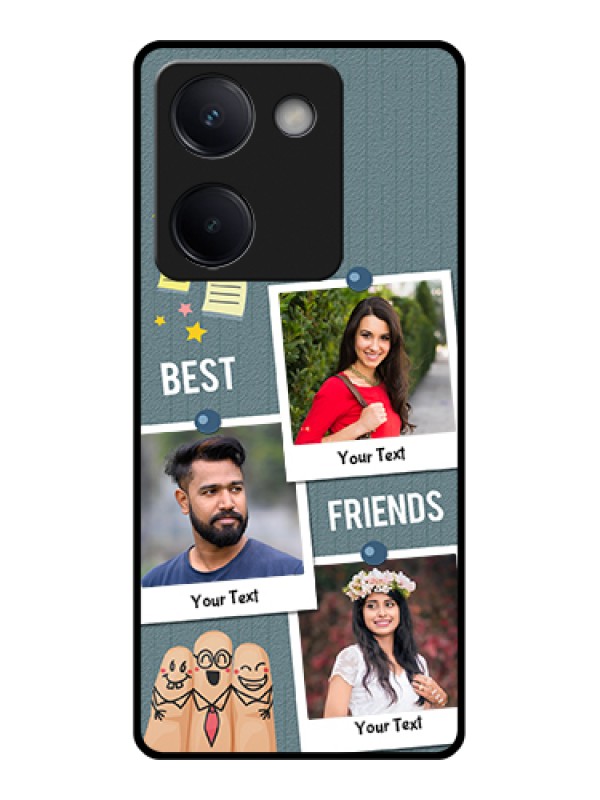 Custom Vivo Y300 Plus 5G Custom Metal Phone CaseCartoon Monster Back Case Design