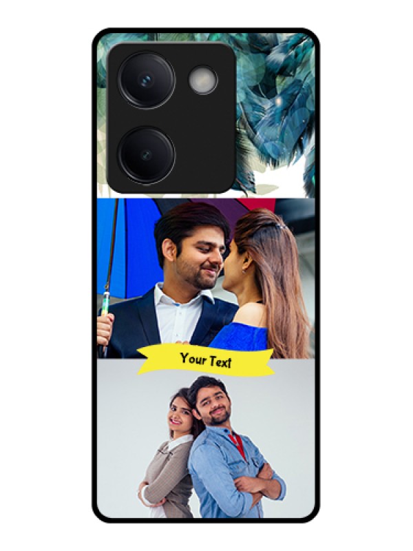 Custom Vivo Y300 Plus 5G Custom Metal Phone CaseFalling Leaf Design