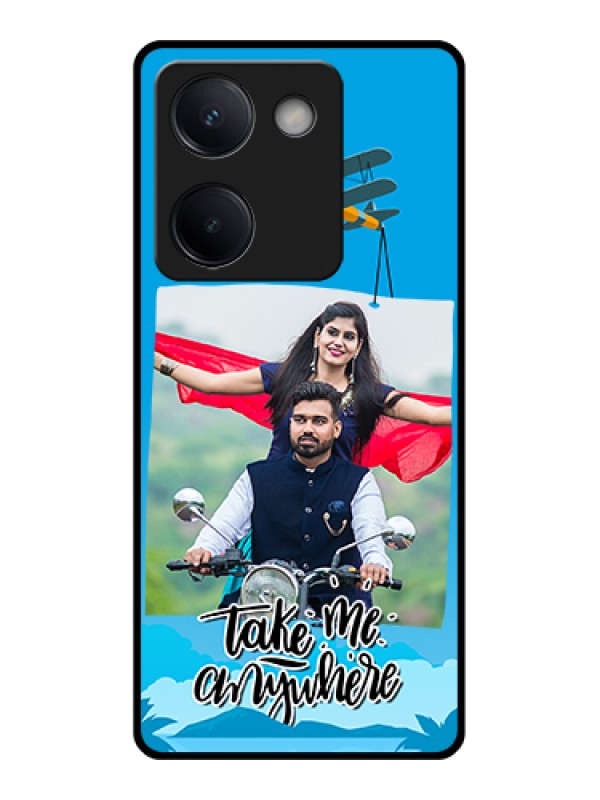 Custom Vivo Y300 Plus 5G Custom Metal Phone CaseTri - Coloured Overlay Design