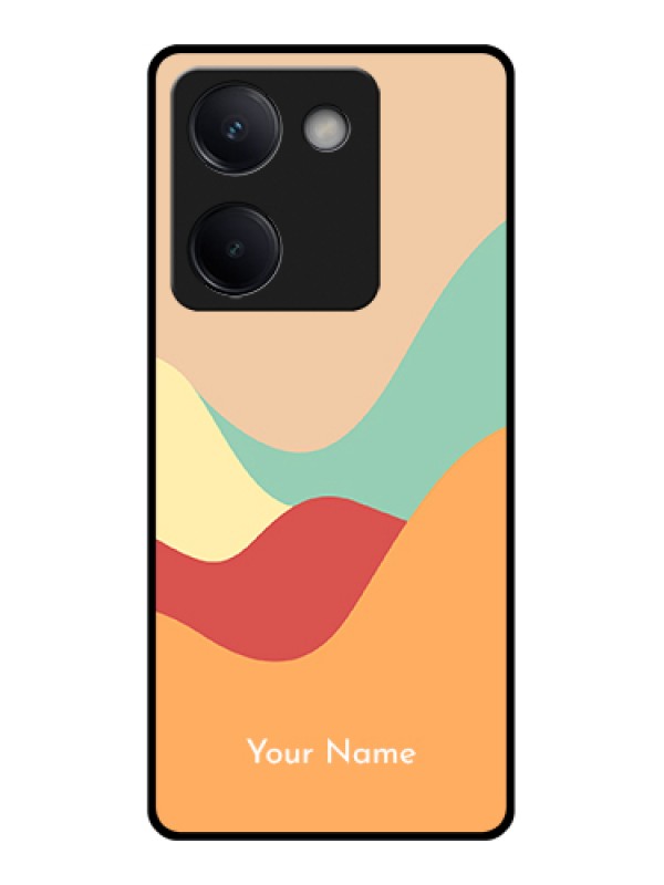 Custom Vivo Y300 Plus 5G Custom Metal Phone Case - Ocean Waves Multi - Colour Design