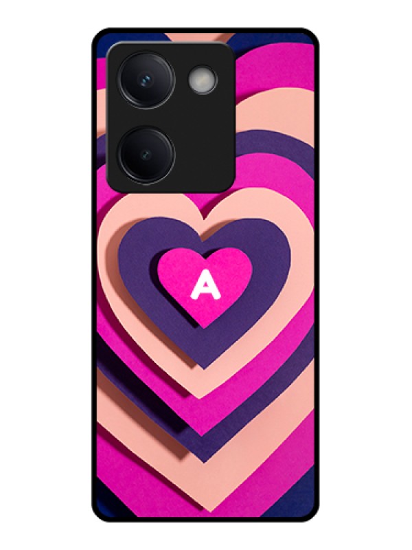 Custom Vivo Y300 Plus 5G Custom Metal Phone Case - Cute Heart Pattern Design