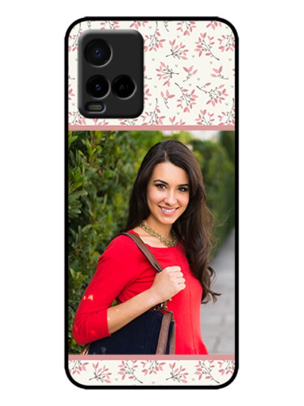 Custom Vivo Y33s Custom Metal Phone Case - Stunning Floral Design