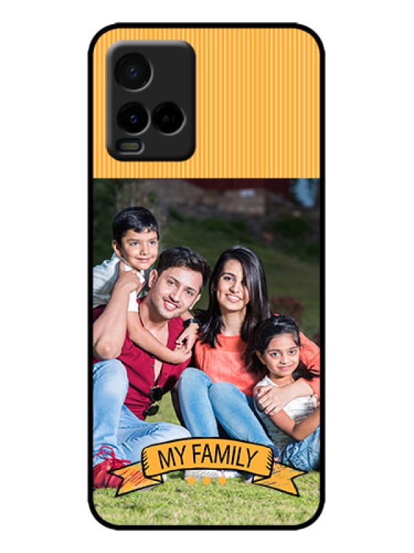 Custom Vivo Y33s Custom Metal Phone Case - My Family Design