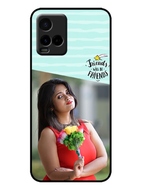 Custom Vivo Y33s Custom Metal Phone Case - Friends Picture Icon Design