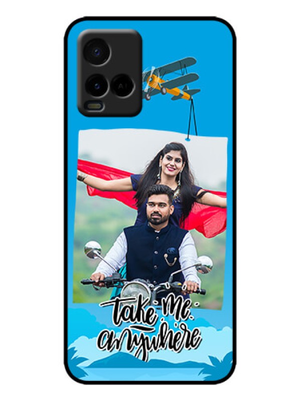 Custom Vivo Y33s Custom Metal Phone Case - Traveller Design