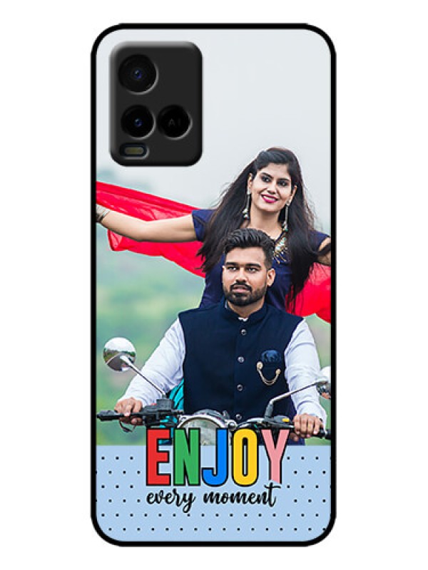 Custom Vivo Y33s Custom Metal Phone Case - Enjoy Every Moment Design