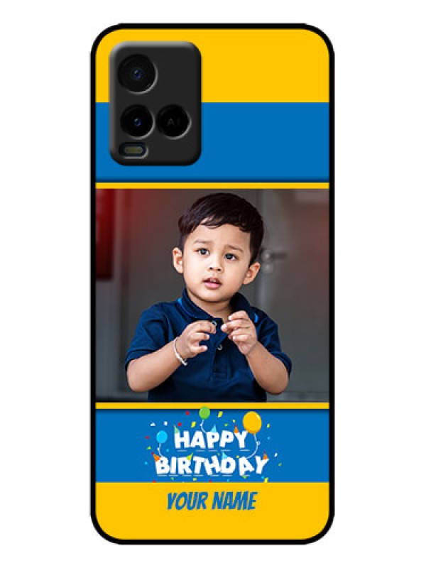 Custom Vivo Y33T Custom Metal Phone Case - Birthday Wishes Design