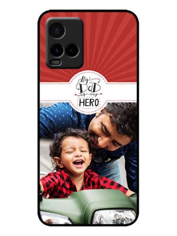Custom Vivo Y33T Custom Metal Phone Case - My Dad Hero Design