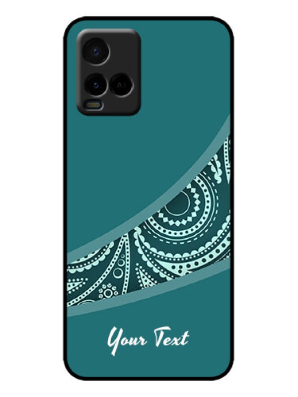 Custom Vivo Y33T Custom Metal Phone Case - Semi Visible Floral Design
