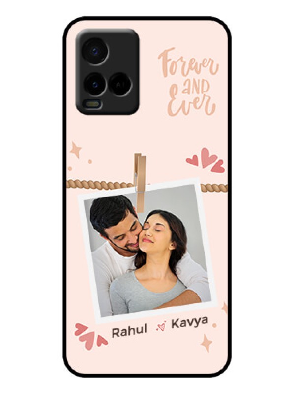 Custom Vivo Y33T Custom Metal Phone Case - Forever And Ever Love Design