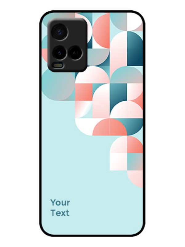 Custom Vivo Y33T Custom Metal Phone Case - Stylish Semi - Circle Pattern Design