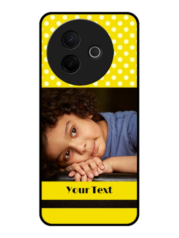 Custom Vivo Y39 5G Custom Metal Phone Case - Bright Yellow Case Design