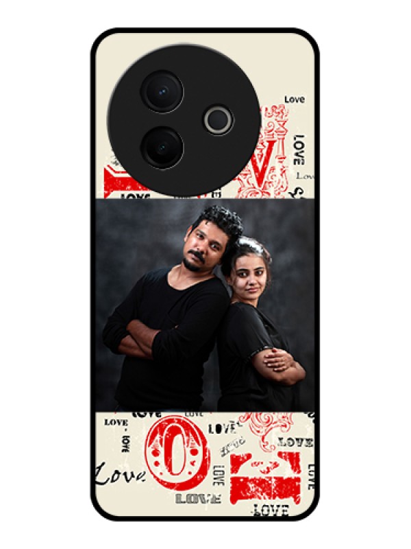 Custom Vivo Y39 5G Custom Metal Phone Case - Trendy Love Design Case