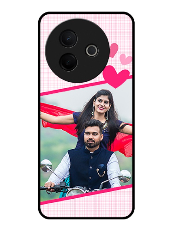 Custom Vivo Y39 5G Custom Metal Phone Case - Love Shape Heart Design