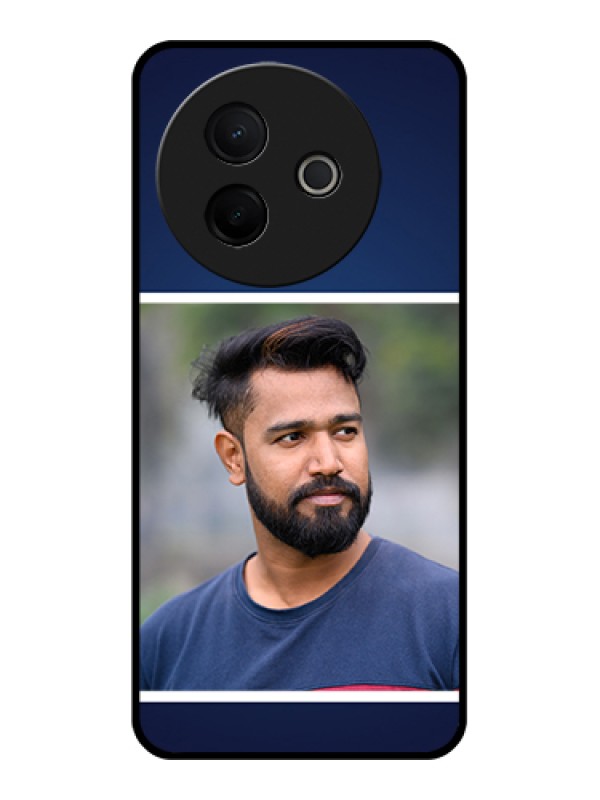 Custom Vivo Y39 5G Custom Metal Phone Case - Simple Royal Blue Design
