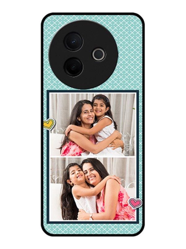 Custom Vivo Y39 5G Custom Metal Phone Case - 2 Image Holder With Pattern Design