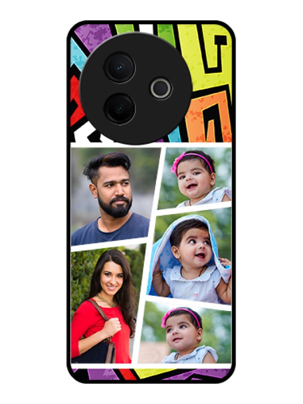 Custom Vivo Y39 5G Custom Metal Phone Case - Graffiti Pattern Design