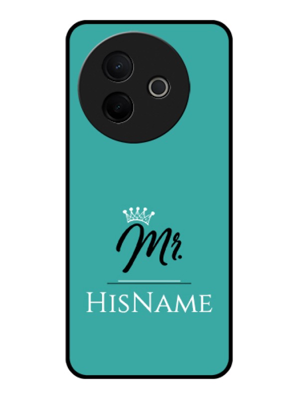 Custom Vivo Y39 5G Custom Metal Phone Case - Mr With Name Design