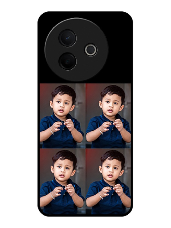 Custom Vivo Y39 5G Custom Metal Phone Case - 4 Image Holder Design