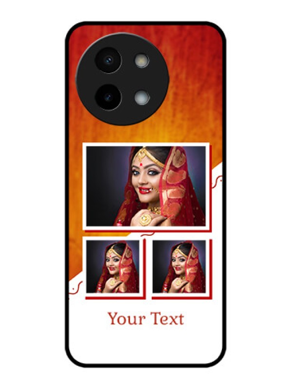 Custom Vivo Y58 5G Custom Metal Phone Case - Wedding Memories Design