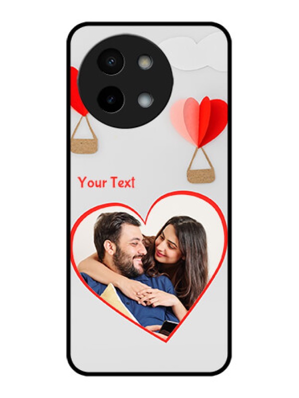 Custom Vivo Y58 5G Custom Metal Phone Case - Parachute Love Design