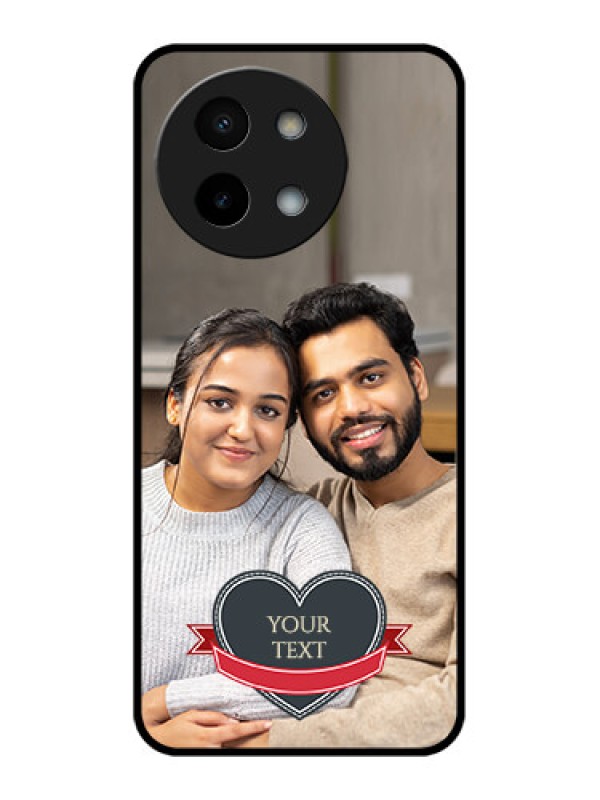 Custom Vivo Y58 5G Custom Metal Phone Case - Just Married Couple Design