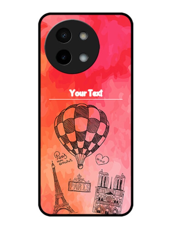 Custom Vivo Y58 5G Custom Metal Phone Case - Paris Theme Design
