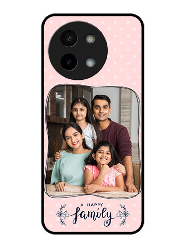 Custom Vivo Y58 5G Custom Metal Phone Case - Family With Dots Design