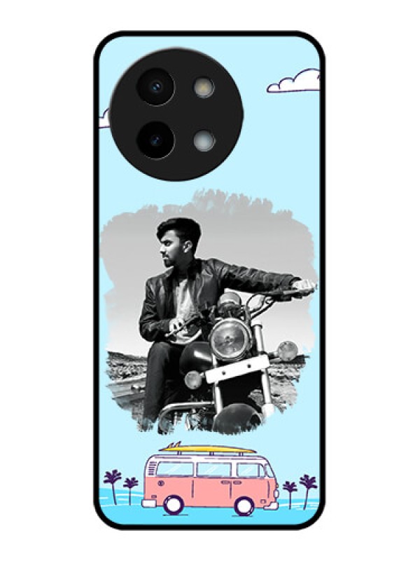 Custom Vivo Y58 5G Custom Metal Phone Case - Travel and Adventure Design