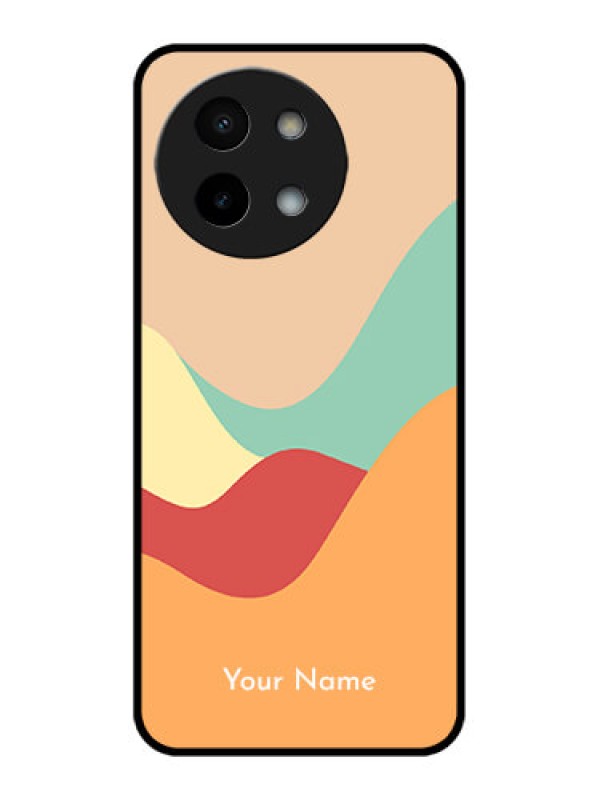 Custom Vivo Y58 5G Custom Metal Phone Case - Ocean Waves Multi - Colour Design