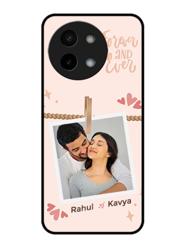 Custom Vivo Y58 5G Custom Metal Phone Case - Forever And Ever Love Design