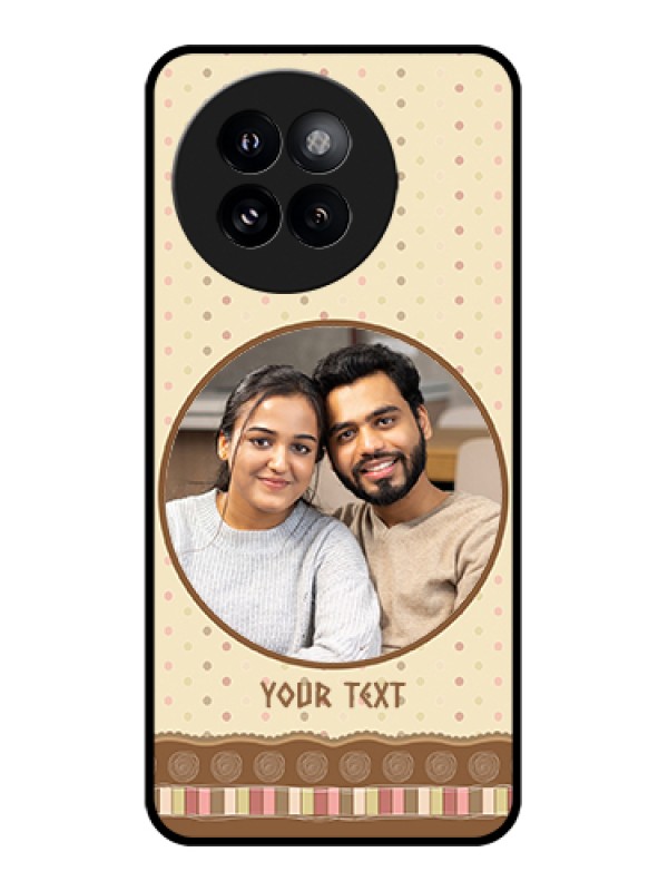 Custom Xiaomi 14 Civi Custom Metal Phone Case - Brown Dotted Mobile Case Design
