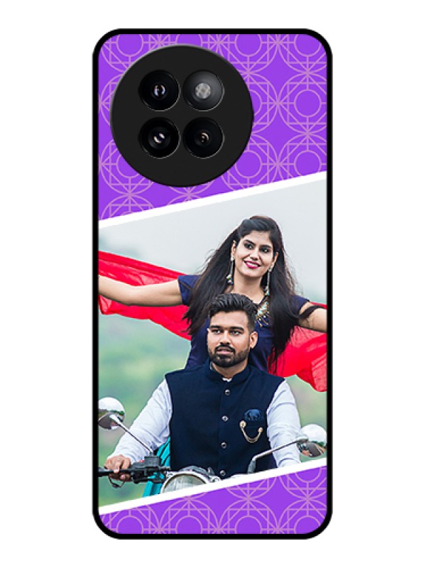 Custom Xiaomi 14 Civi Custom Metal Phone Case - Violet Color Pattern Design