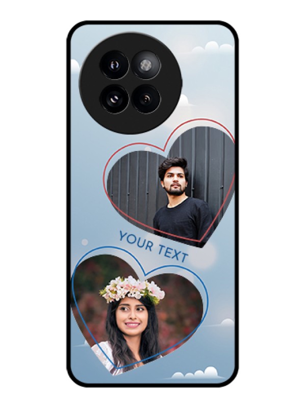 Custom Xiaomi 14 Civi Custom Metal Phone CaseCouples Heart Design