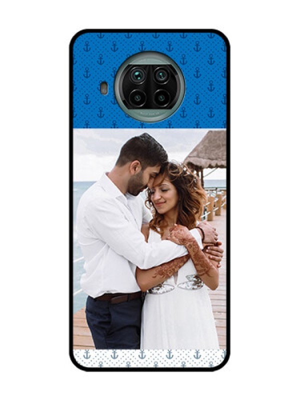 Custom Xiaomi Mi 10I 5G Custom Metal Phone Case - Blue Anchors Design