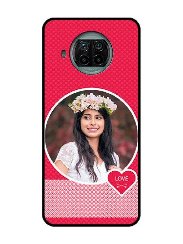 Custom Xiaomi Mi 10I 5G Custom Metal Phone Case - Pink Color Pattern Design
