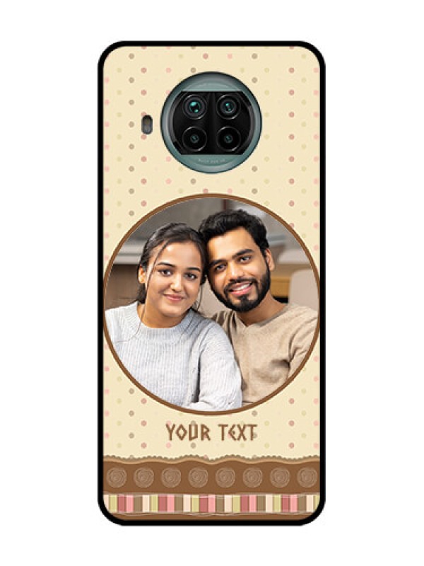 Custom Xiaomi Mi 10I 5G Custom Metal Phone Case - Brown Dotted Mobile Case Design