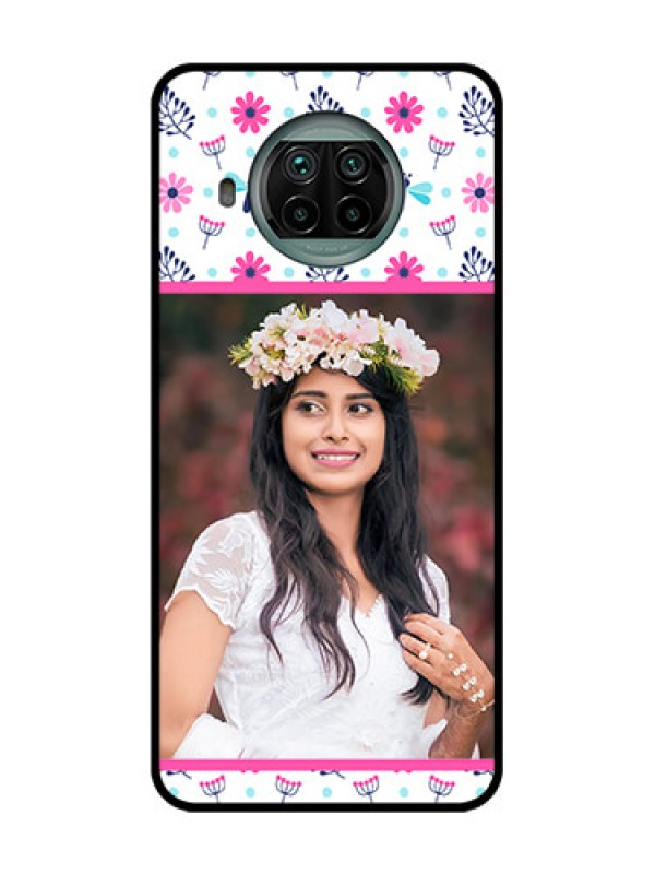 Custom Xiaomi Mi 10I 5G Custom Metal Phone Case - Colorful Flower Design