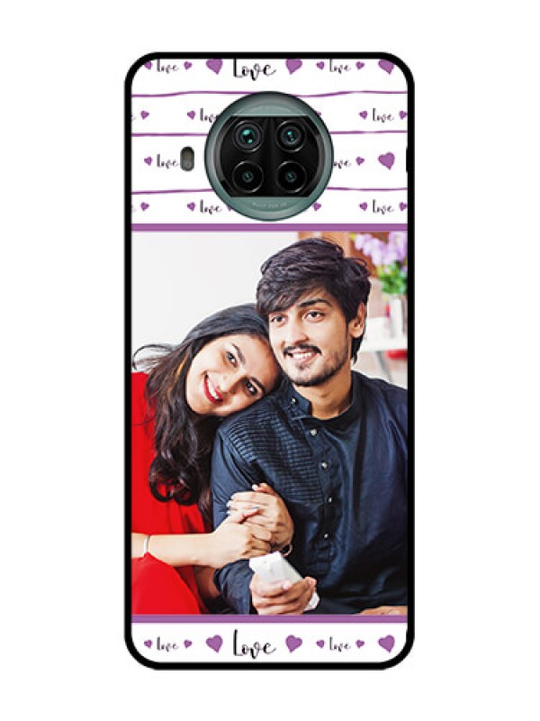 Custom Xiaomi Mi 10I 5G Custom Metal Phone Case - Couples Heart Design