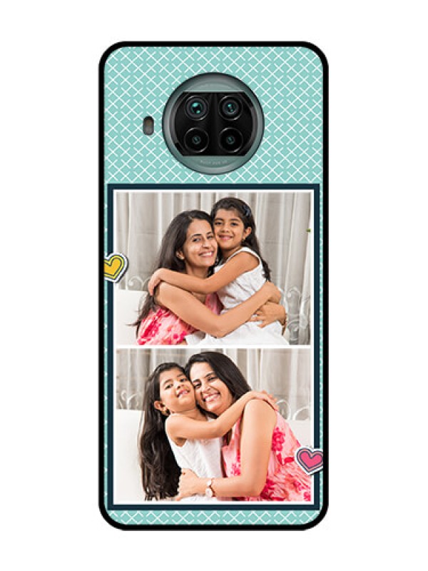 Custom Xiaomi Mi 10I 5G Custom Metal Phone Case - 2 Image Holder With Pattern Design