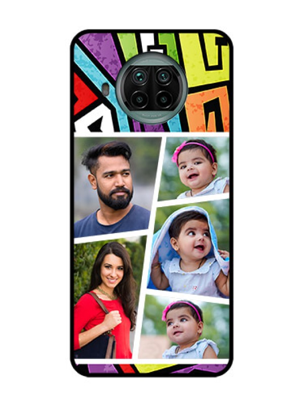 Custom Xiaomi Mi 10I 5G Custom Metal Phone Case - Graffiti Pattern Design