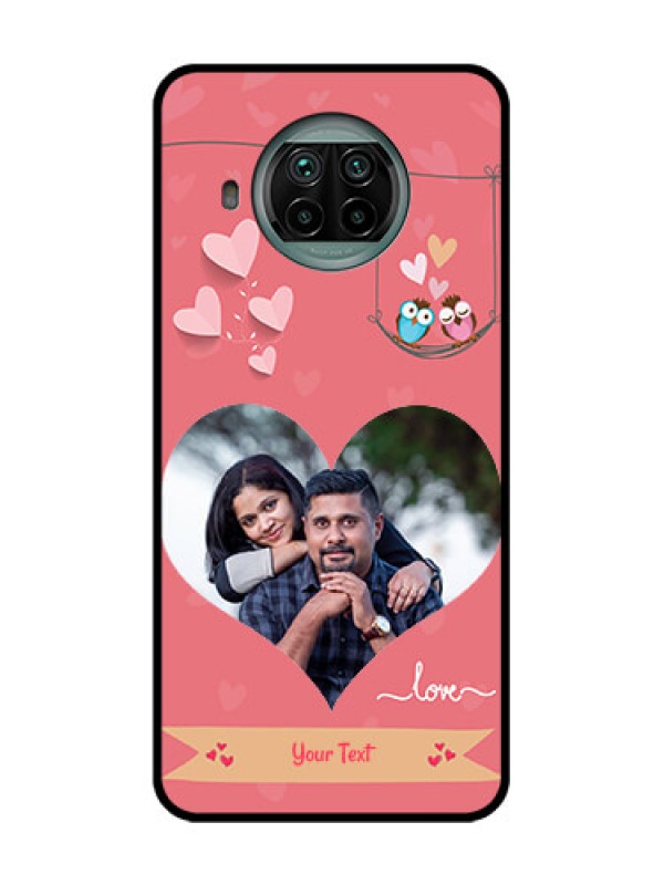 Custom Xiaomi Mi 10I 5G Custom Metal Phone Case - Peach Color Love Design
