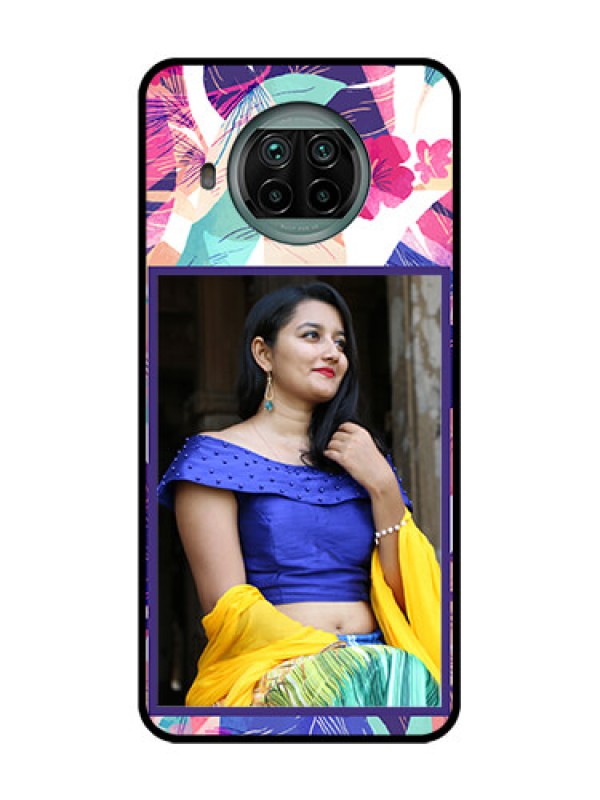 Custom Xiaomi Mi 10I 5G Custom Metal Phone Case - Abstract Floral Design